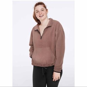 PINK Fleece Half Zip